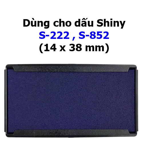Tampon Shiny S222 S852 (S852-7) xanh