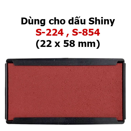Tampon Shiny S854 S224 (S854-7) đỏ
