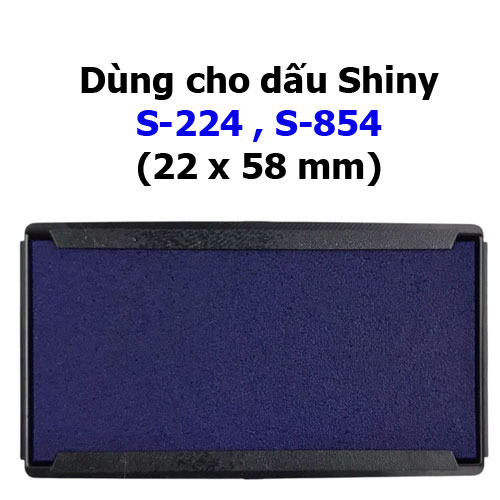 Tampon Shiny S854 S224 (S854-7) xanh