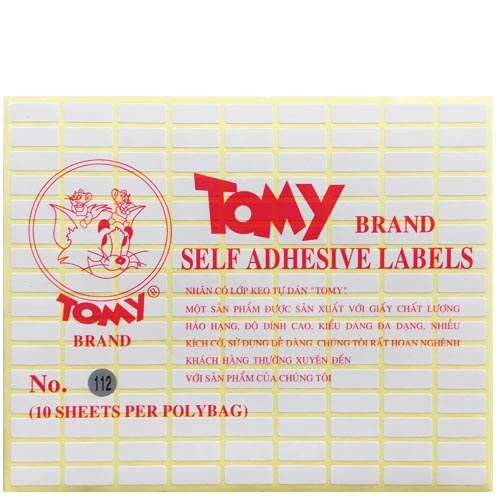 Decal A5 Tomy 112 - 8x20mm