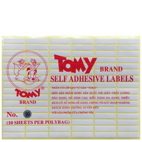 Decal A5 Tomy 99 - 7x31mm