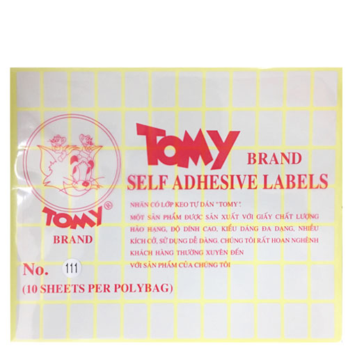 Decal Tomy 111 - 14x21mm