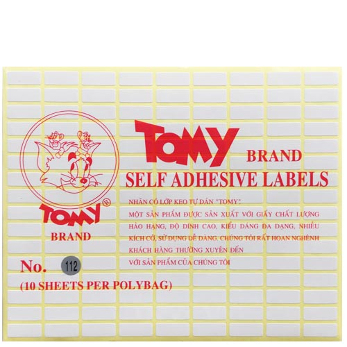 Decal Tomy 112 - 8x20mm