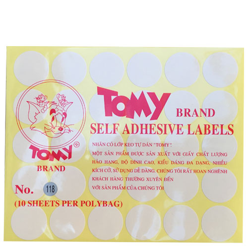 Decal Tomy 118 - Ø30mm
