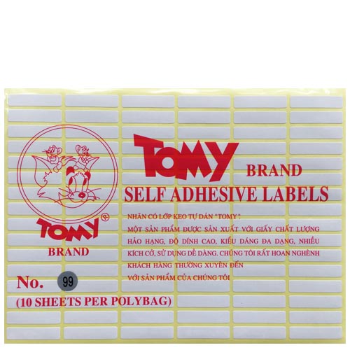 Decal Tomy 99 - 7x31mm Decal Tomy 99 - 7x31mm